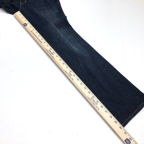 Abercrombie & Fitch Women's Jeans The A&F Boot Cut Low Rise Dark Wash size 6S - Picture 6 of 11